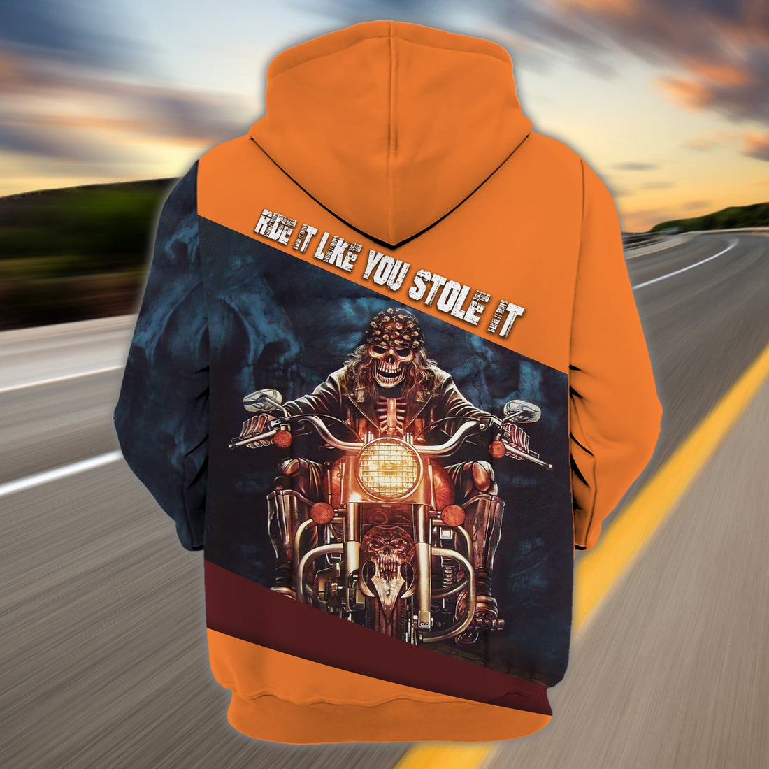 FUNSTUFFPRINT Custom Name-Hoodie shirt-Ride it like you stole it 3D Hoodie and Zip Hoodie