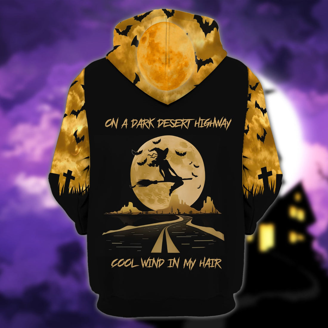 FUNSTUFFPRINT Halloween - Personalized Name 3D Hoodie and Zip Hoodie