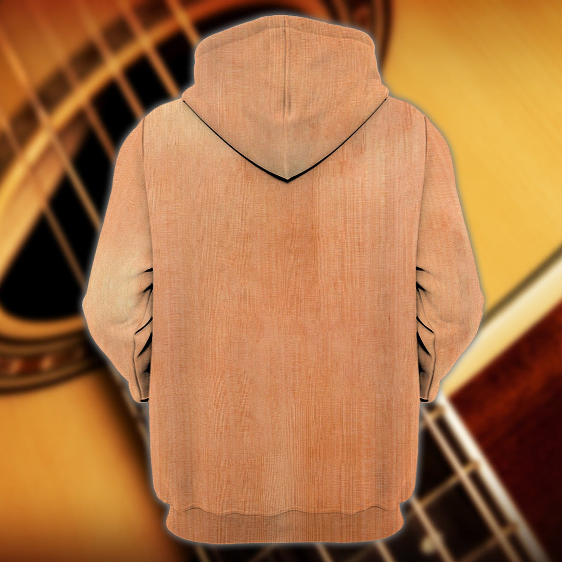 FUNSTUFFPRINT Guitar - Personalized Name - Dah 73 3D Hoodie and Zip Hoodie