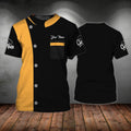 FUNSTUFFPRINT Personalized Black And Yellow T-Shirt For Master Chef, Best Chef Shirts 3D T-shirt