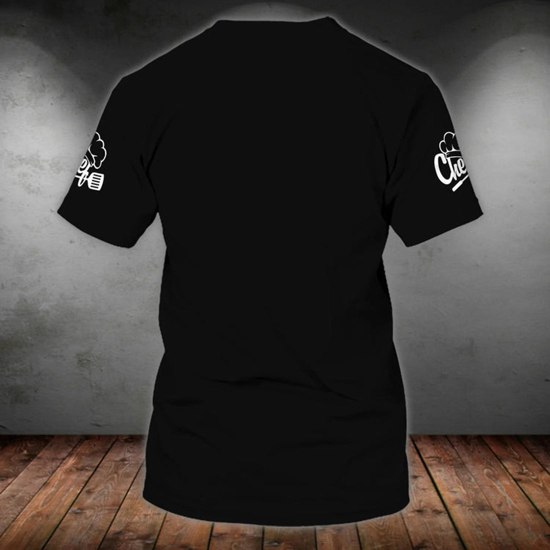 FUNSTUFFPRINT Custom Name Black And Red T-Shirt For Master Chef, Best Gift For A Chef, Chef Shirt For Men Women 3D T-shirt