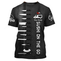 FUNSTUFFPRINT Sushi Chef Personalized Name 3D T-Shirt For Master Chef, Sushi Chef Shirts 3D T-shirt