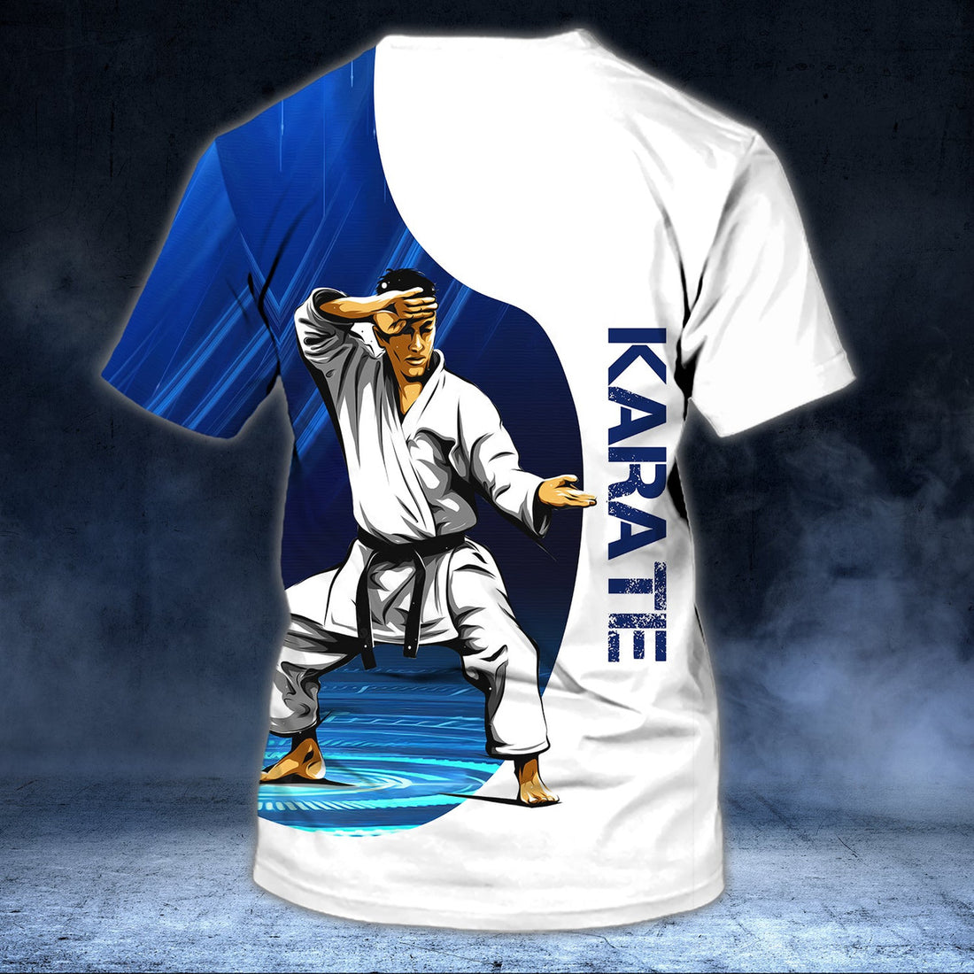 FUNSTUFFPRINT Karate - Personalized Name 3D T-Shirt
