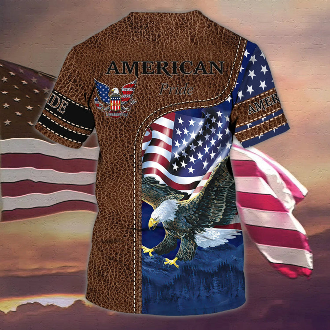 Custom AMERICAN PRIDE - 3D T-Shirt
