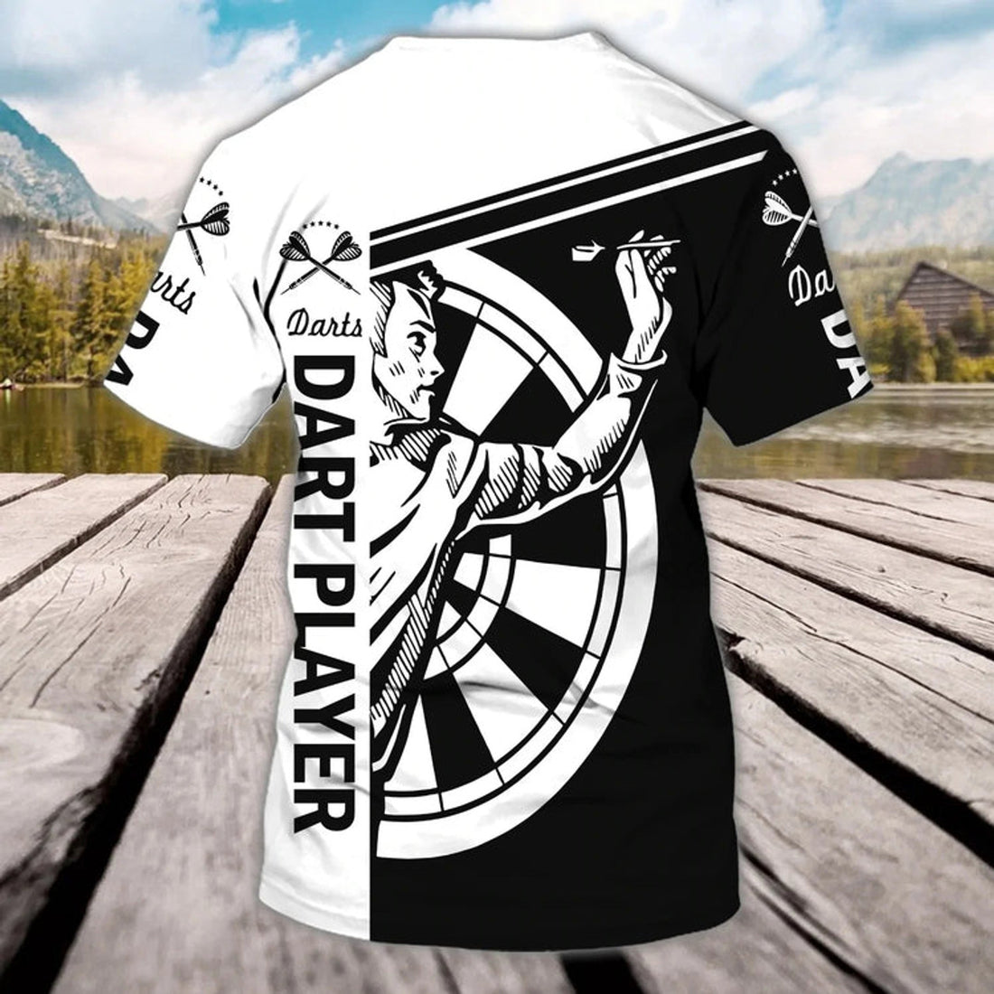 Custom Personalized 3D All Over PrinT-Shirt For Dart Lover, DarT-Shirts To Dart Players, Father Day Gift Dart Lover
