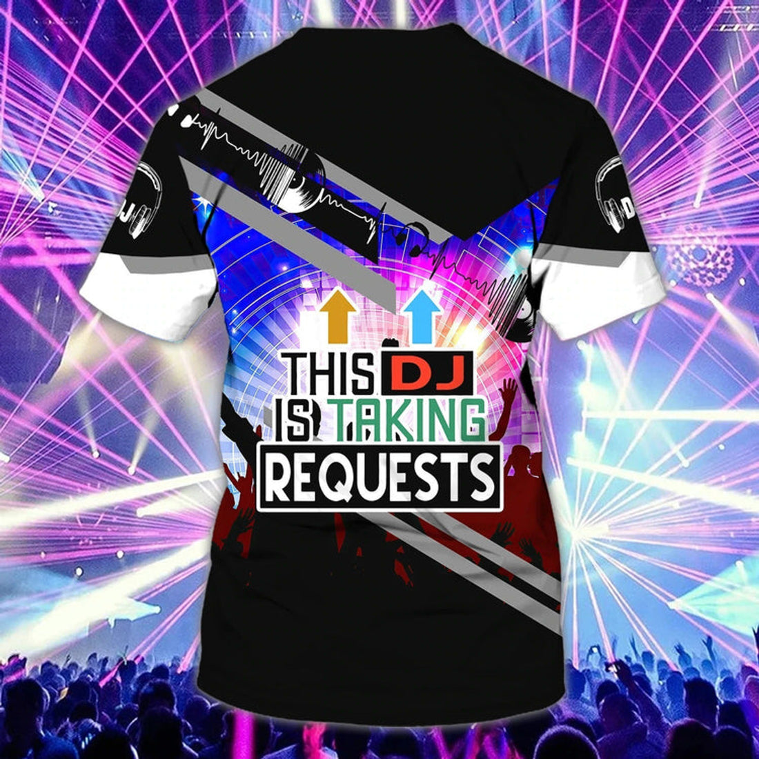 FUNSTUFFPRINT Personalized 3D Full Print T-Shirt For Dj And Musican, This Dj Is Taking Requests Shirts, Dj Shirt 3D T-shirt