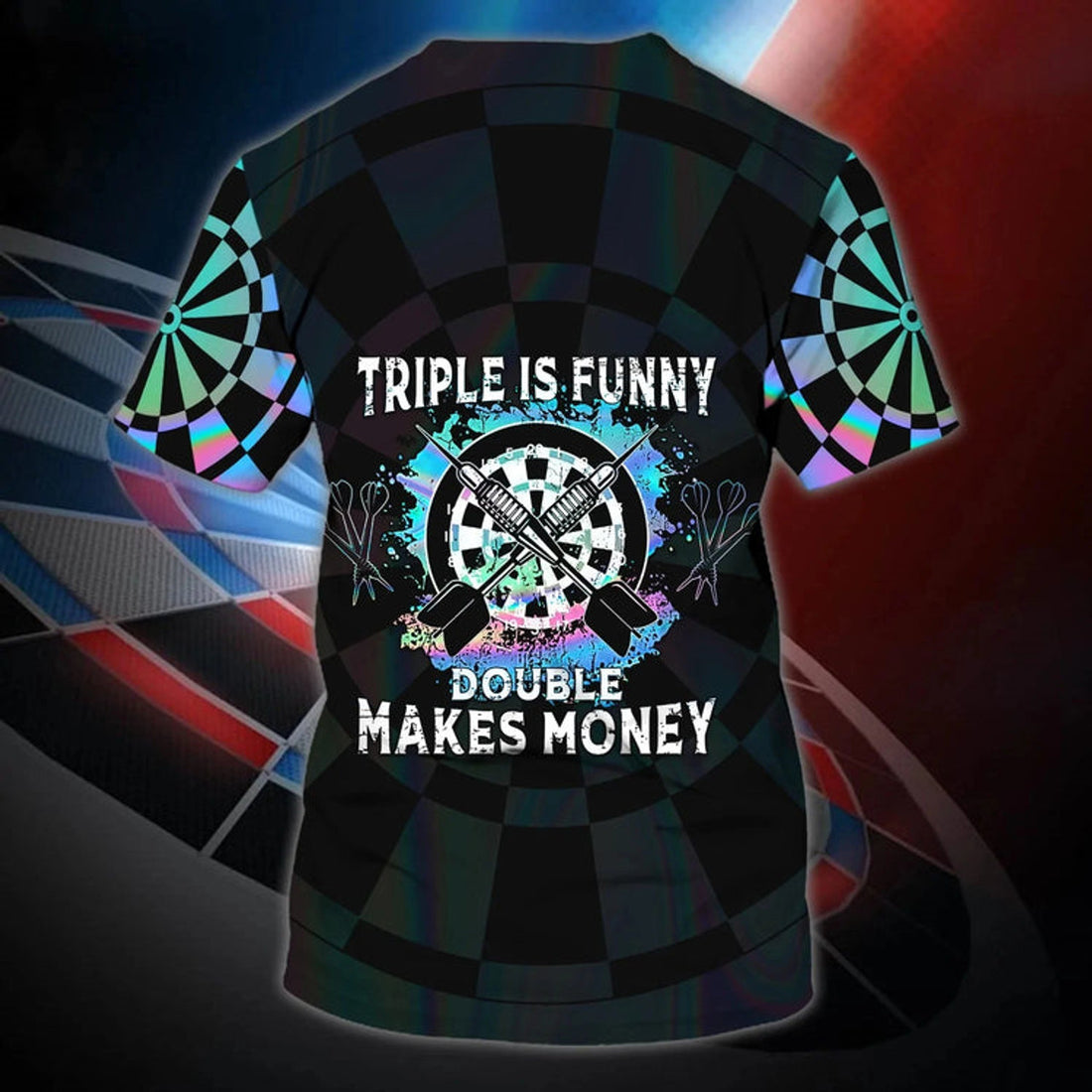 Custom Personalized FunnyTriple Is Funny Double Makes Money, Present To Dart Lover Dart Player Gifts