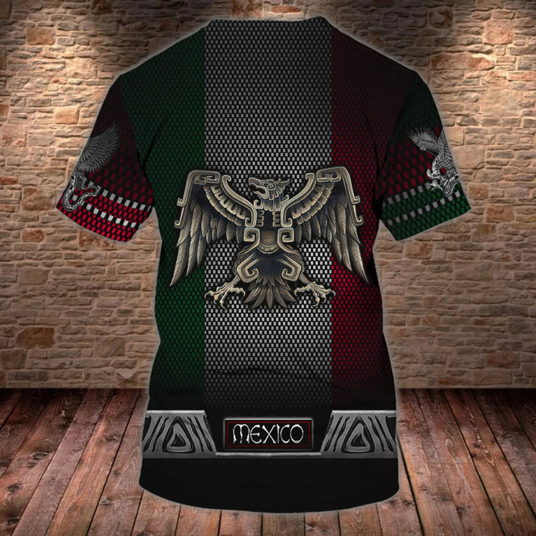 Custom Name 3D Mexico Shirt, Men's Mexican Shirts, Women Mexico Shirt