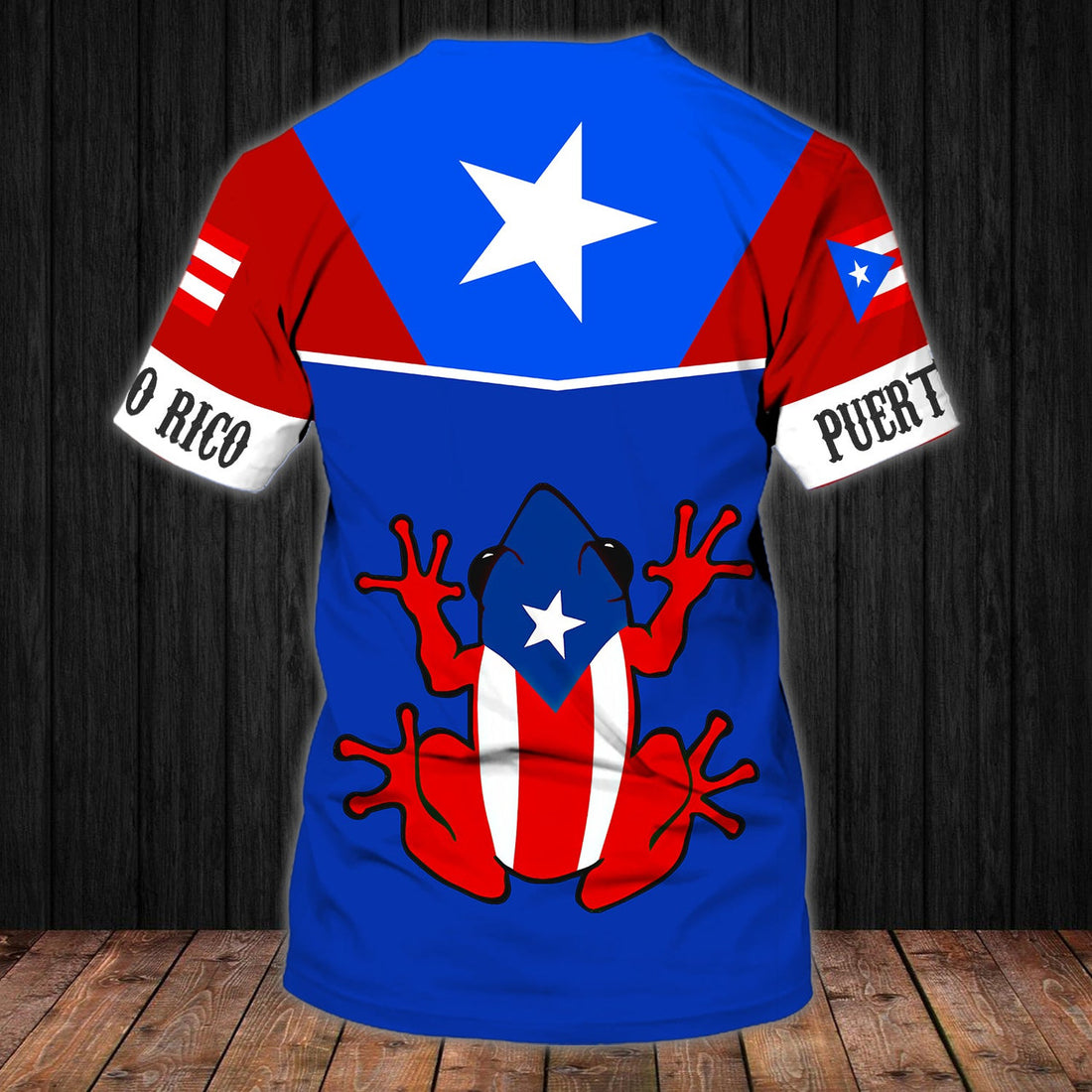 FUNSTUFFPRINT Puerto Rico 001 - Personalized Name 3D T-Shirt