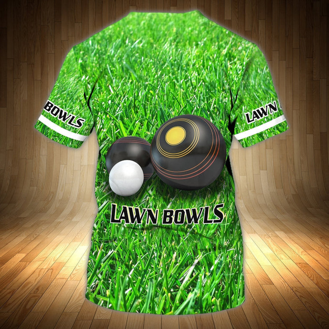 FUNSTUFFPRINT Custom With Name Lawn Bowls 3D Shirt Men Women 3D T-shirt