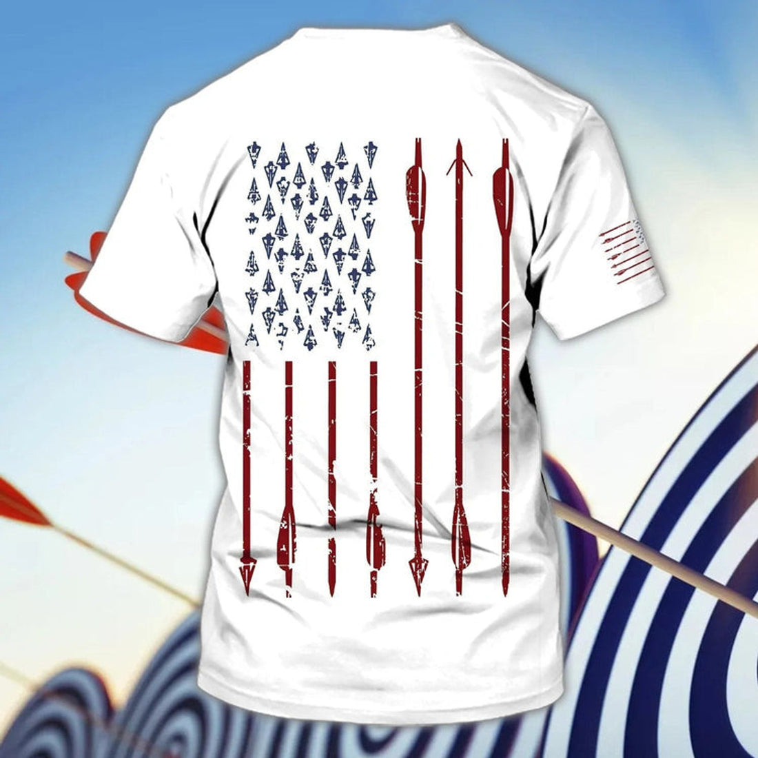 FUNSTUFFPRINT Customized 3D Archery T-Shirt Unisex Men Women Archery Shirts Gift For Archery Lovers 3D T-shirt