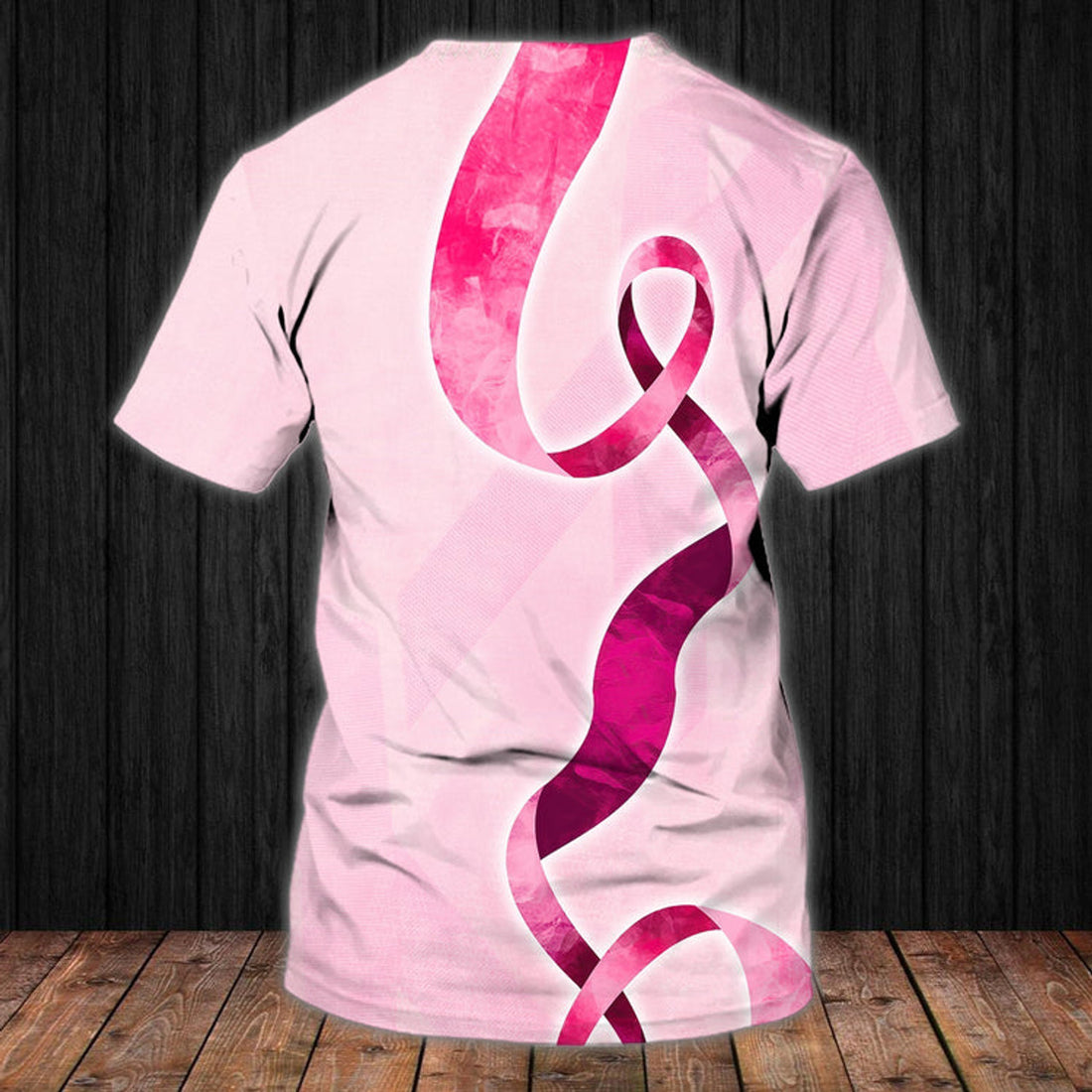 FUNSTUFFPRINT Custom Pink Breast Cancer Awareness 3D PrinT-Shirts 3D T-shirt