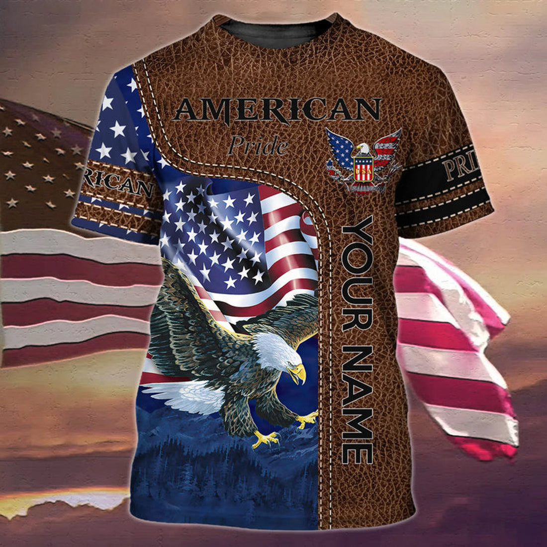 Custom AMERICAN PRIDE - 3D T-Shirt