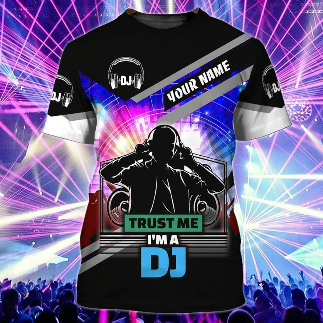 FUNSTUFFPRINT Personalized 3D Full Print T-Shirt For Dj And Musican, This Dj Is Taking Requests Shirts, Dj Shirt 3D T-shirt