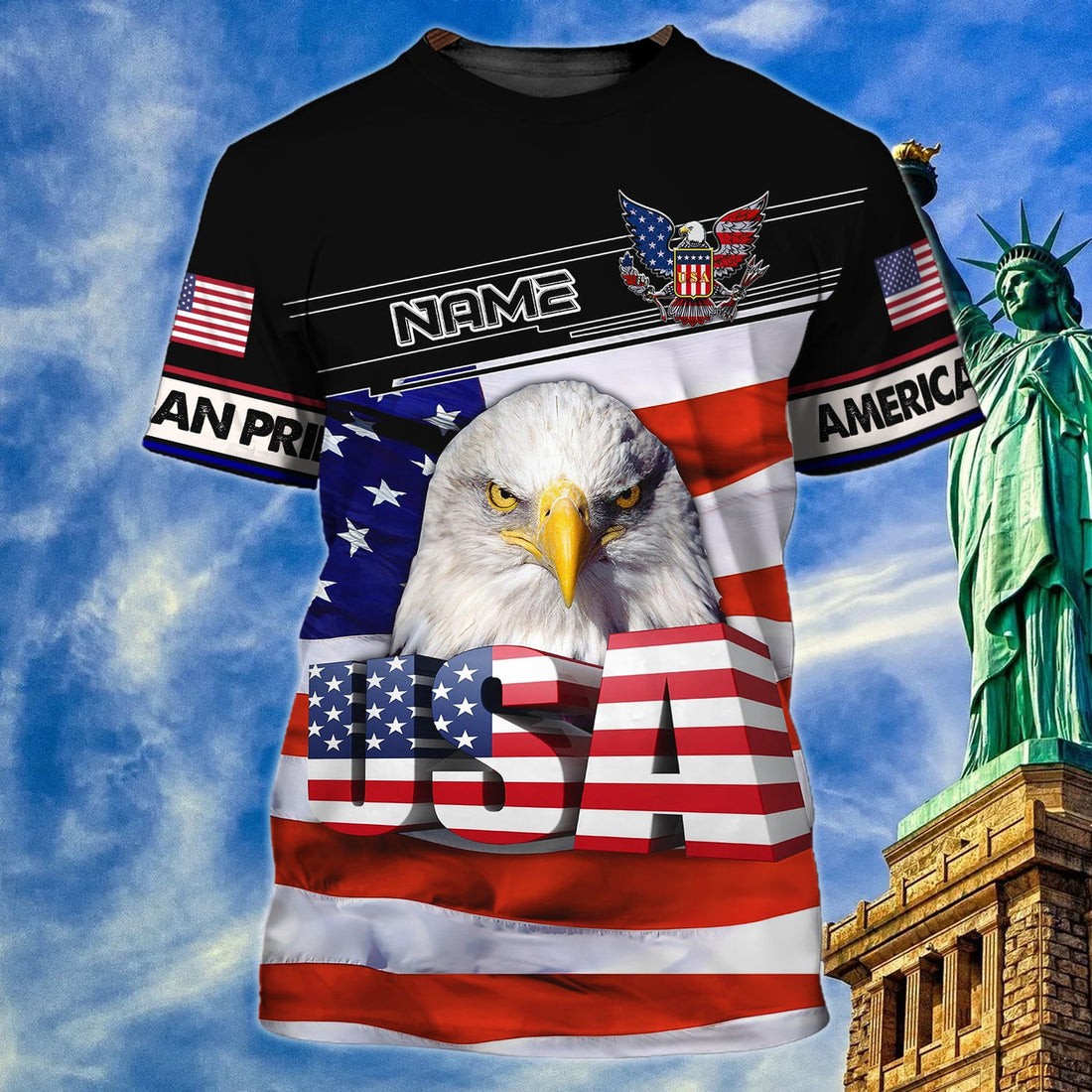 FUNSTUFFPRINT American Pride - 3D T-Shirt