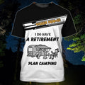 FUNSTUFFPRINT Personalized Funny Camping T-Shirt For Man And Women, Retirement Camping Shirt, 3D All Over PrinT-Shirt For Camping 3D T-shirt