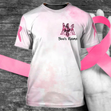 FUNSTUFFPRINT Custom 3D Breast Cancer Shirt Men Women, In October We Wear Pink Shirts 3D T-shirt
