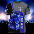 FUNSTUFFPRINT Personalized I Am A Disc Jockey T-Shirt, 3D All Over Printed Dj Shirt, Night Club Bar Dj Shirt 3D T-shirt