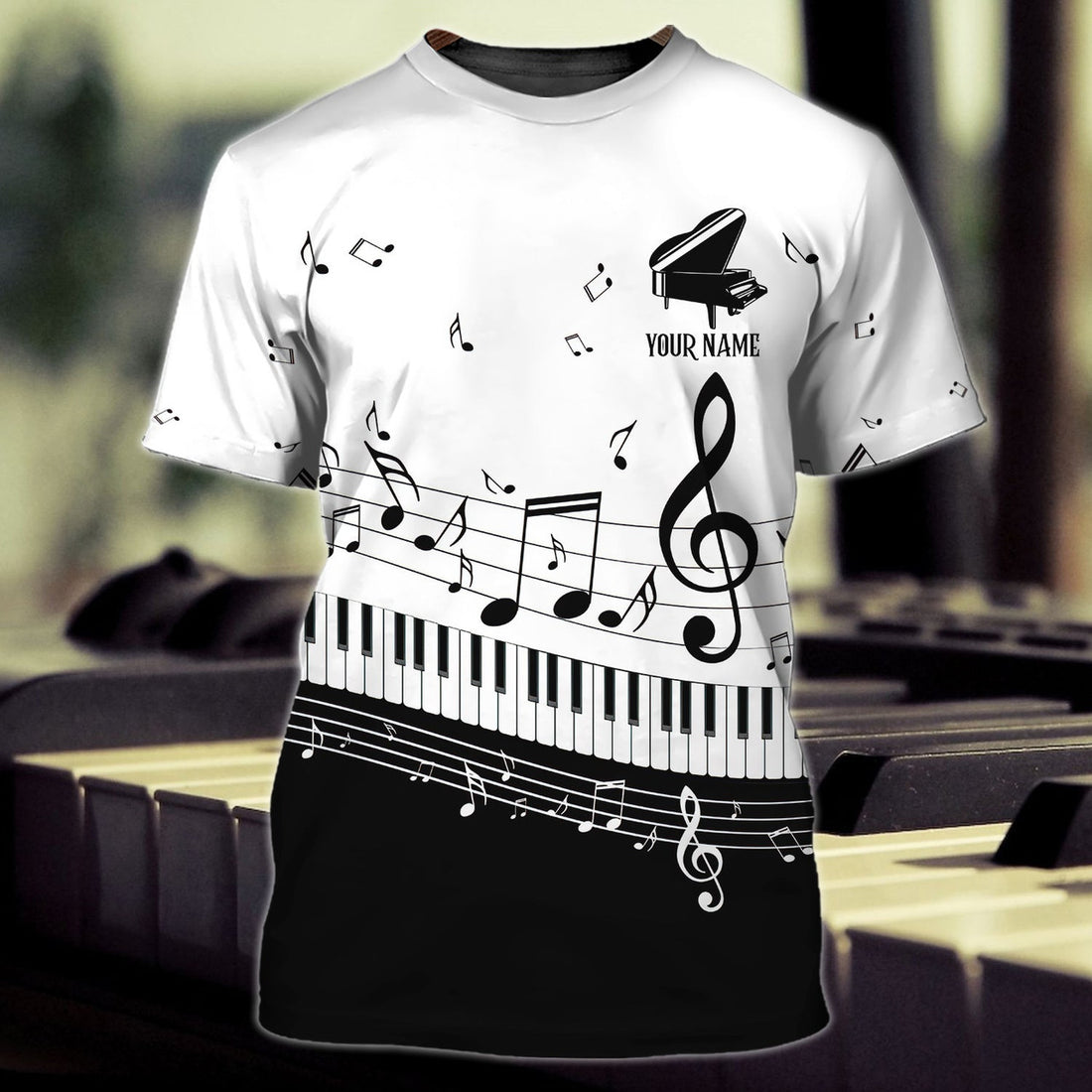 FUNSTUFFPRINT PIANO01 - 3D T-Shirt