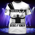 FUNSTUFFPRINT Customized Relax Dj T-Shirt, 3D Dj Shirt Men And Women, Cool Disc Jockey 3D T-shirt