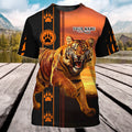 FUNSTUFFPRINT TIGER 01 - Personalized Name 3D T-Shirt