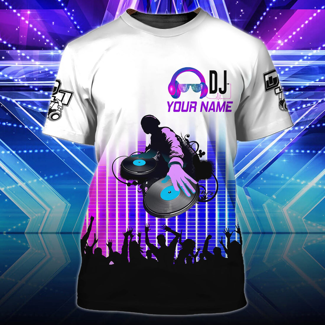 FUNSTUFFPRINT DJ - Personalized 3D T-shirt