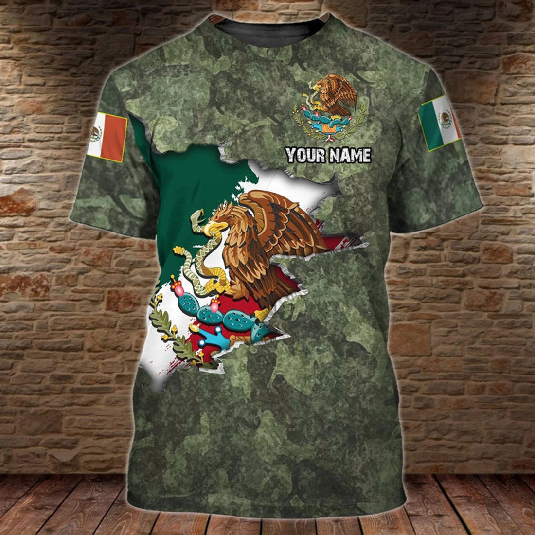 Customized 3D all over printed Mexican Shirt, Mexico T-Shirt, Mexican Shirts for Men and Women