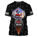 FUNSTUFFPRINT Custom Black Welder T-Shirt, I Love Welding Shirt 3D T-shirt