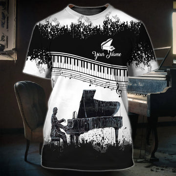 FUNSTUFFPRINT Piano 02 - 3D T-Shirt