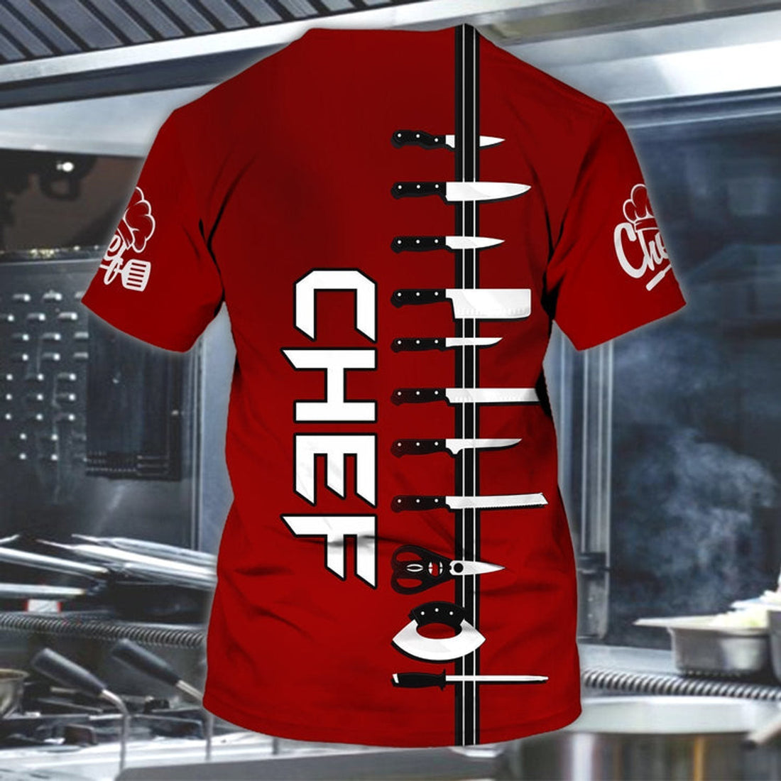 FUNSTUFFPRINT Custom 3D Chef Shirt For Men Women Master Chef Gifts Christmas Gift Master Chef 3D T-shirt