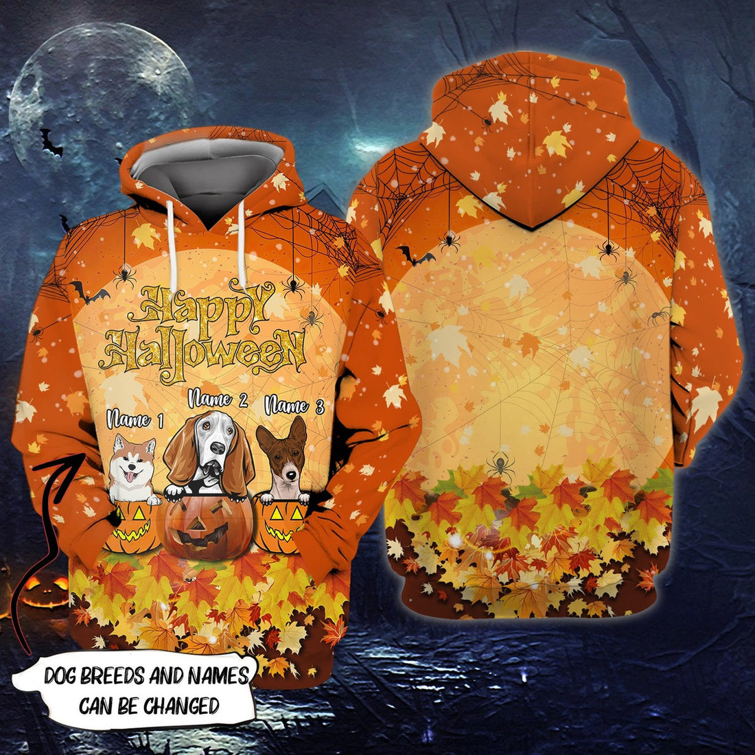 FUNSTUFFPRINT One Nation Under God 3D Hoodie and Zip Hoodie