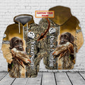 FUNSTUFFPRINT Duch Hunting - Personalized Name 3D Hoodie and Zip Hoodie