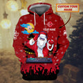 FUNSTUFFPRINT DJ 01 - Personalized Name 3D Hoodie and Zip Hoodie