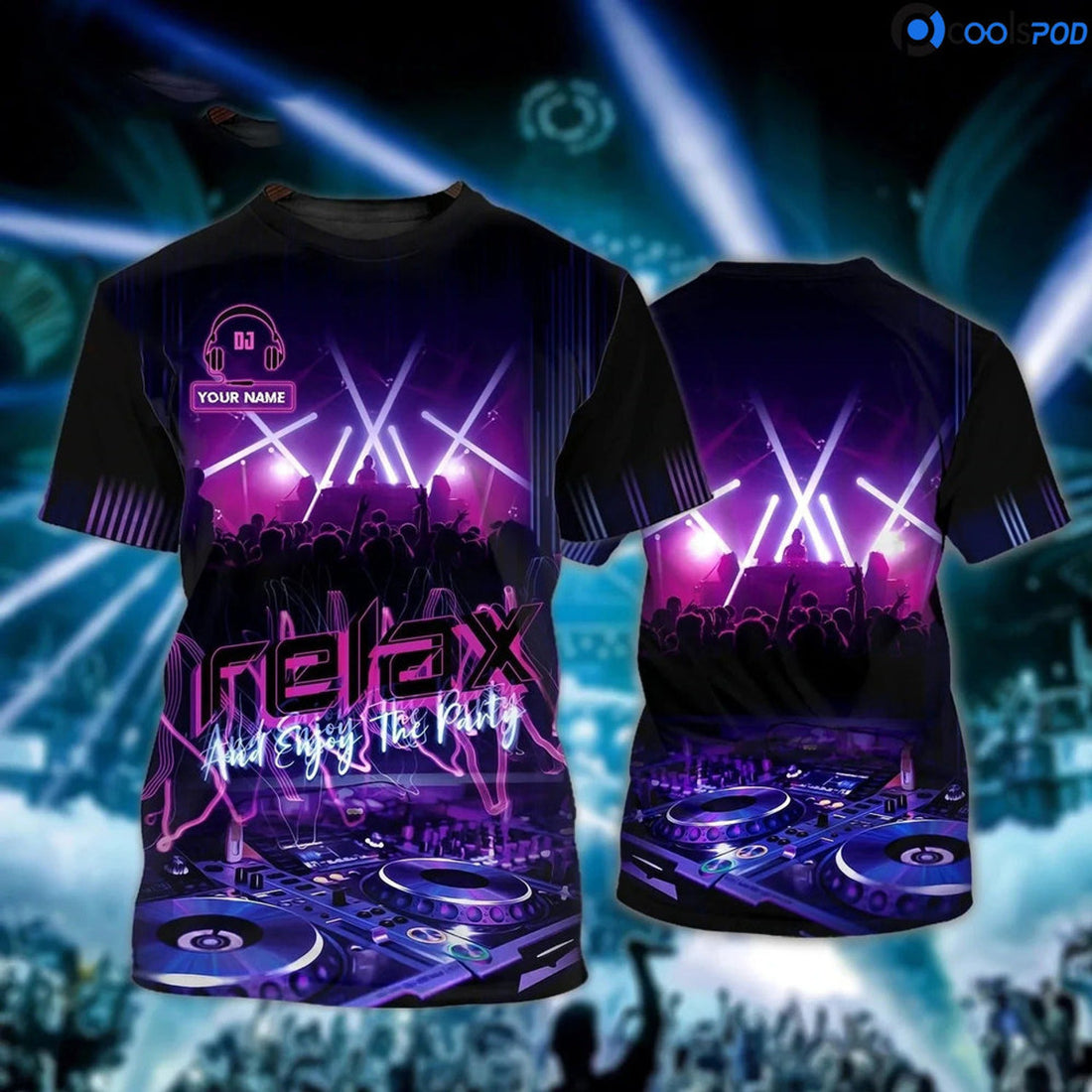 FUNSTUFFPRINT Customized 3D BeaT-Shirt, I Make Beat, Dj Shirt, Present To A Dj, Playing Dj T-Shirt, Musican Shirts 3D T-shirt