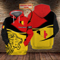 FUNSTUFFPRINT Belgium - Personalized Name 3D Hoodie and Zip Hoodie
