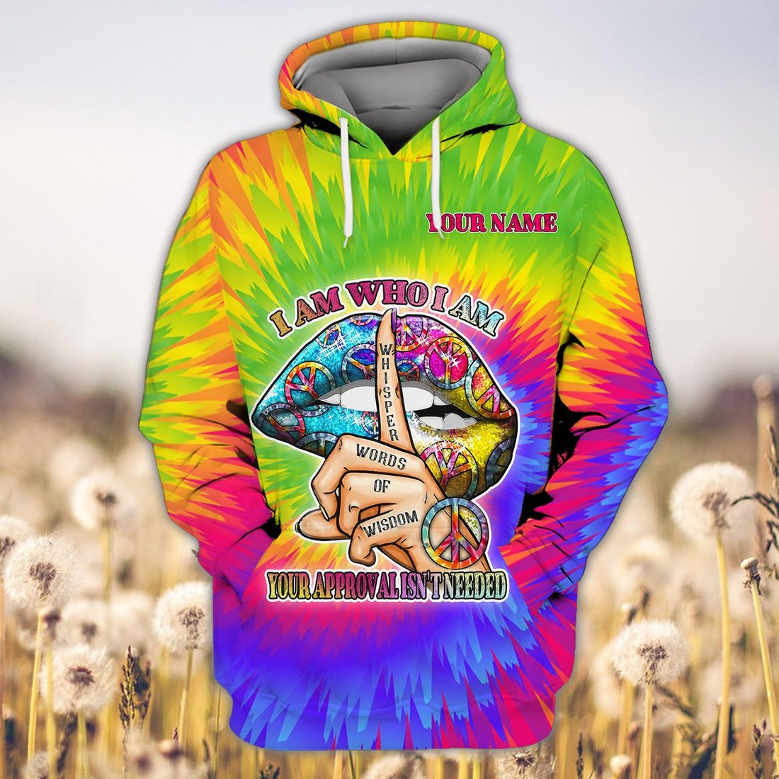 FUNSTUFFPRINT Custom Hippie 3D Hoodie and Zip Hoodie