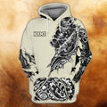 FUNSTUFFPRINT Mechanic - Personalized Name - Dp98 3D Hoodie and Zip Hoodie
