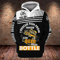 FUNSTUFFPRINT Fishing And Beer - Personalized Name - Dah 57 3D Hoodie and Zip Hoodie