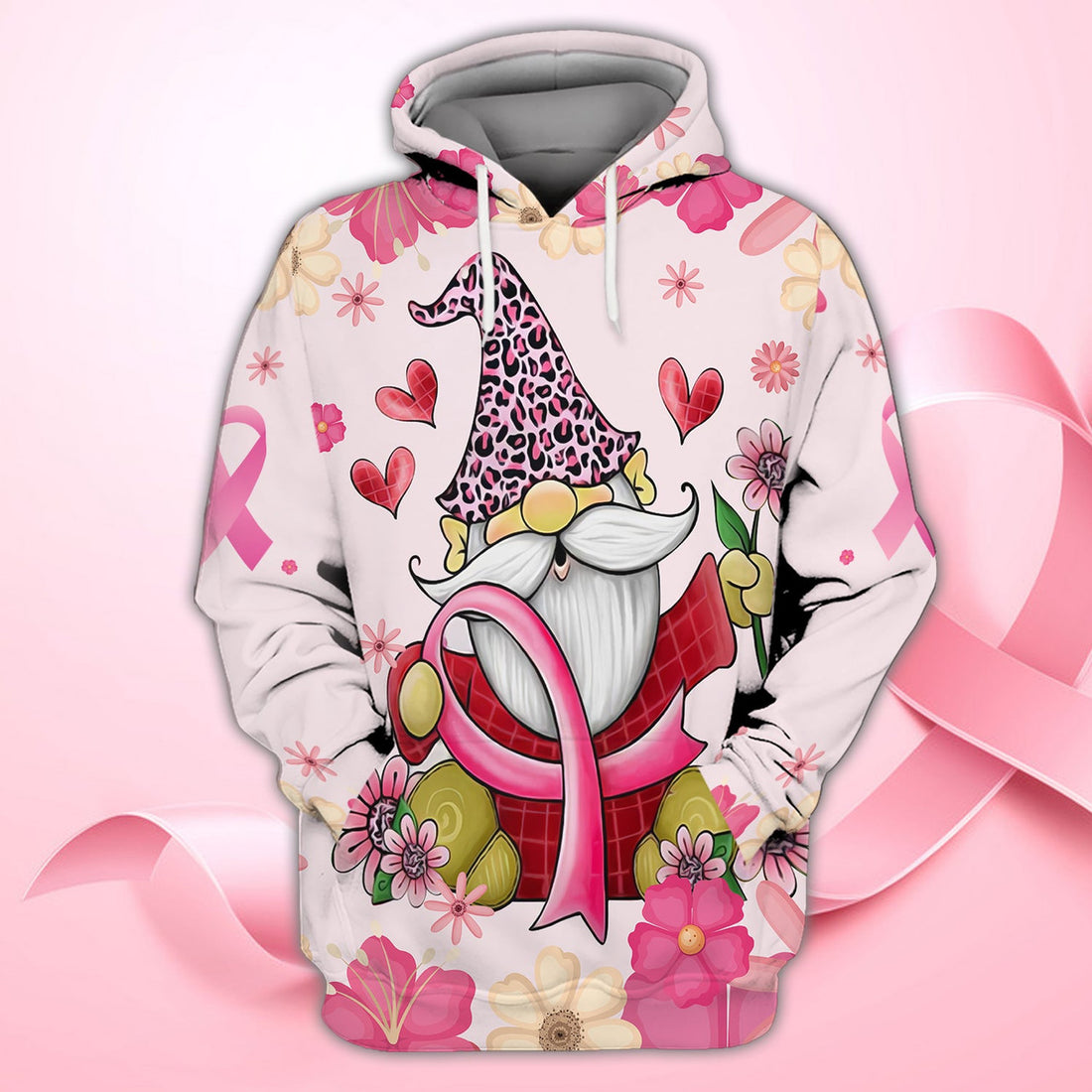 FUNSTUFFPRINT Custom Breast Cancer Awareness 3D Hoodie and Zip Hoodie