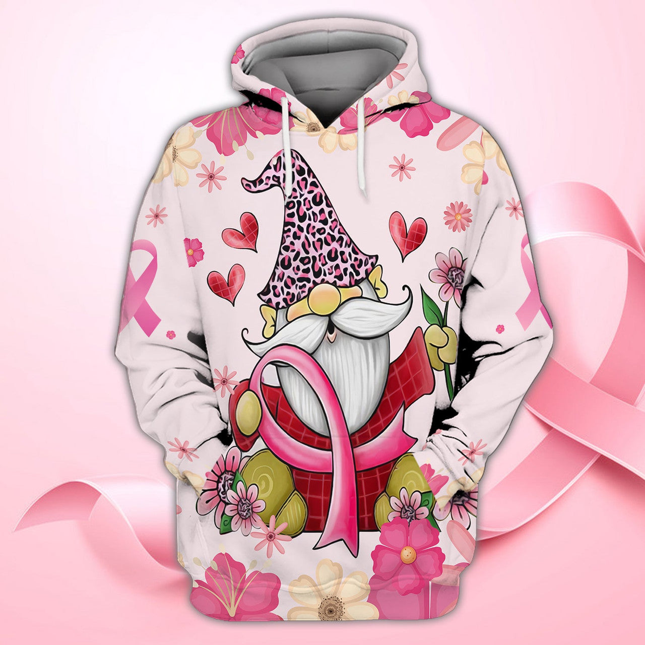 FUNSTUFFPRINT Custom Breast Cancer Awareness 3D Hoodie and Zip Hoodie