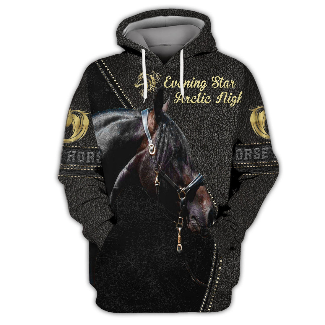 FUNSTUFFPRINT Evening Star Arctic Night 3D Hoodie and Zip Hoodie