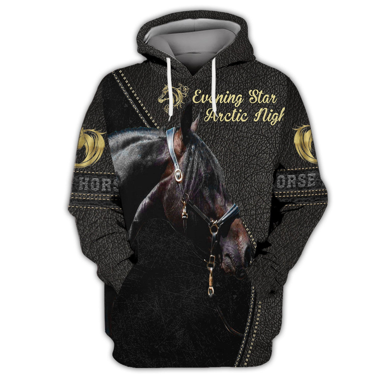 FUNSTUFFPRINT Evening Star Arctic Night 3D Hoodie and Zip Hoodie