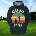 FUNSTUFFPRINT Best Dad Golf - Personalized Name 3D Hoodie and Zip Hoodie