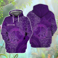 FUNSTUFFPRINT Hippie - Full Print HTL 3D Hoodie and Zip Hoodie