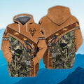 FUNSTUFFPRINT Bow Hunting 3D Hoodie and Zip Hoodie