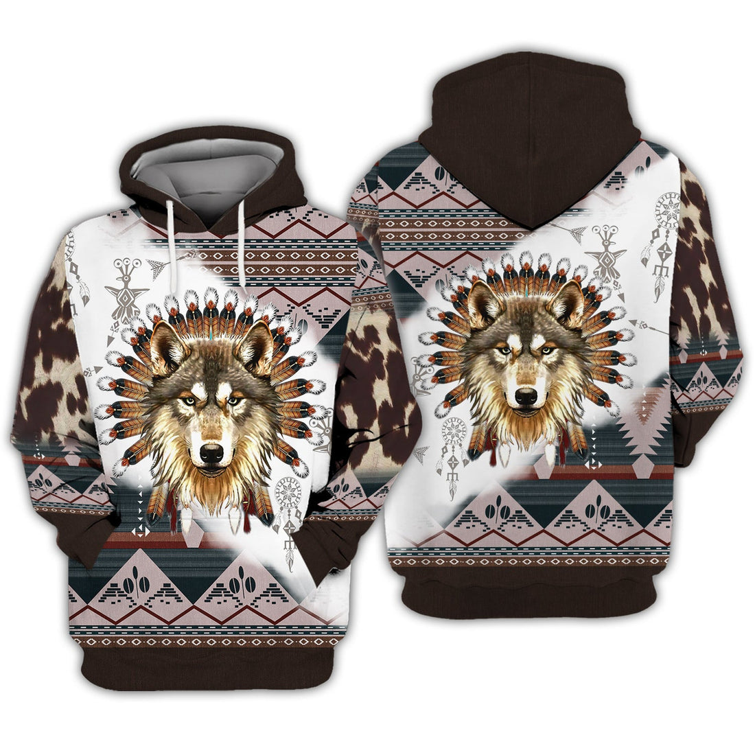 FUNSTUFFPRINT Native 3D Hoodie and Zip Hoodie