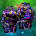 FUNSTUFFPRINT Personalized Name -Dj 3D Hoodie and Zip Hoodie