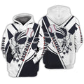 FUNSTUFFPRINT BASEBALL - 3D Full Print 3D Hoodie and Zip Hoodie