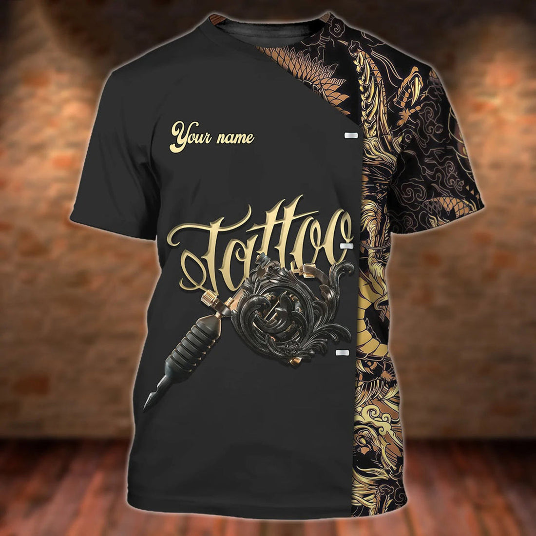 FUNSTUFFPRINT 3D All Over Print Tattoo ArtisT-Shirt, Men Tattoo Uniform, Premium Shirt For Tattoo Lover, Tattoo Design On Shirt 3D T-shirt