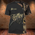 FUNSTUFFPRINT 3D All Over Print Tattoo ArtisT-Shirt, Men Tattoo Uniform, Premium Shirt For Tattoo Lover, Tattoo Design On Shirt 3D T-shirt